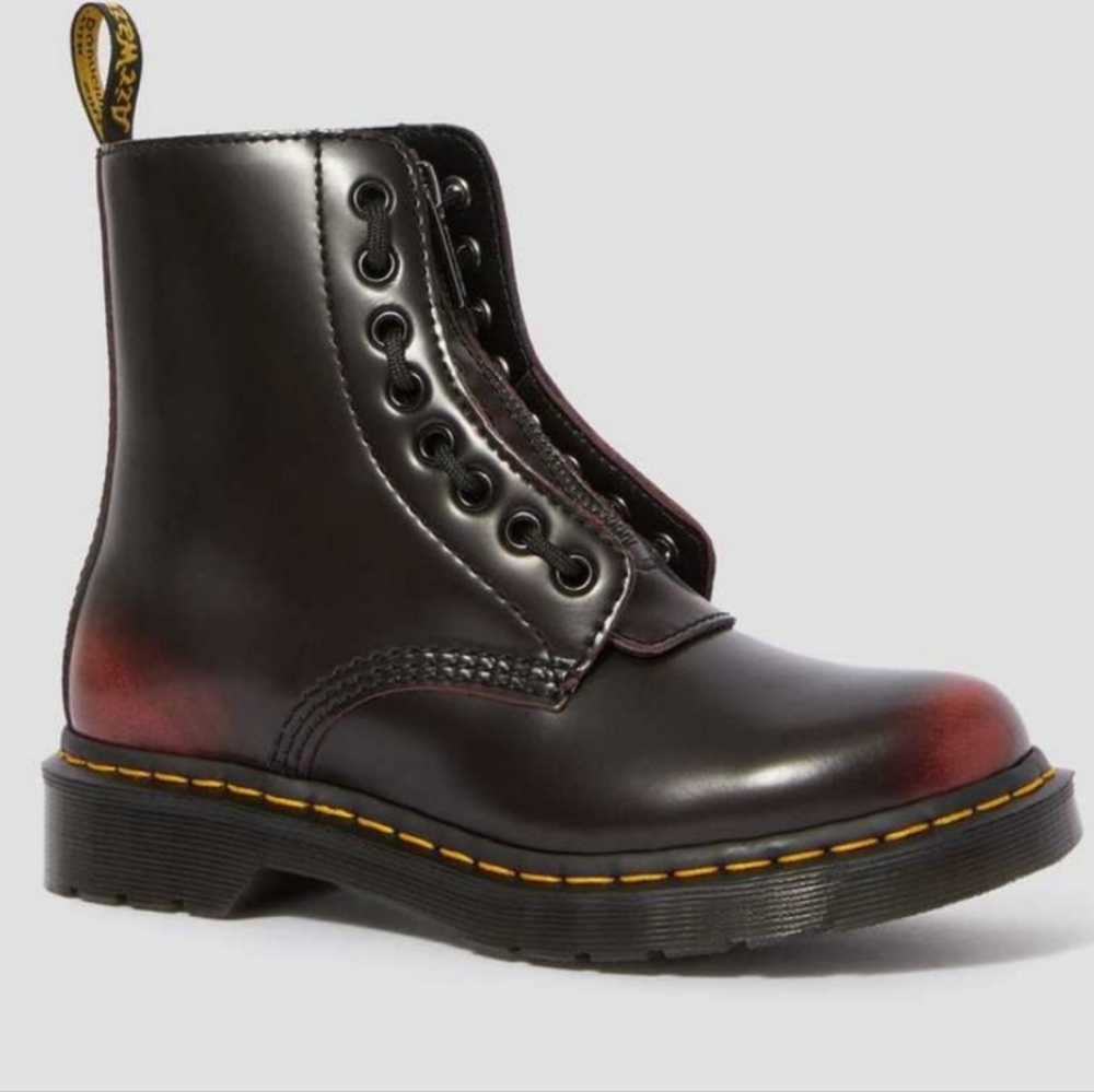 Dr. Martens 1460 Women Pascal Leather Zipper Boots